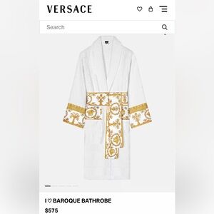 Versace baroque bathrobe